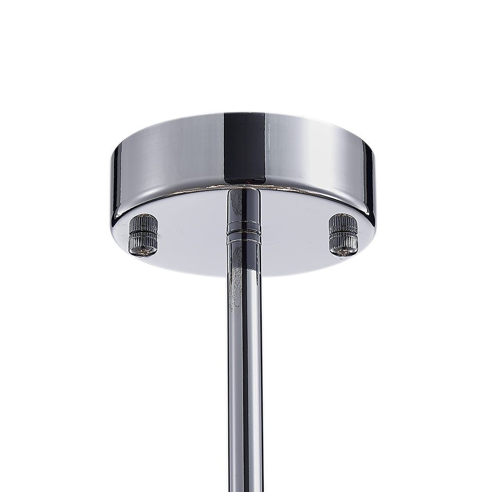 Valentina Lustre Moderne Bulle Grappe Argent Verre Métal Salon - Neutralighting