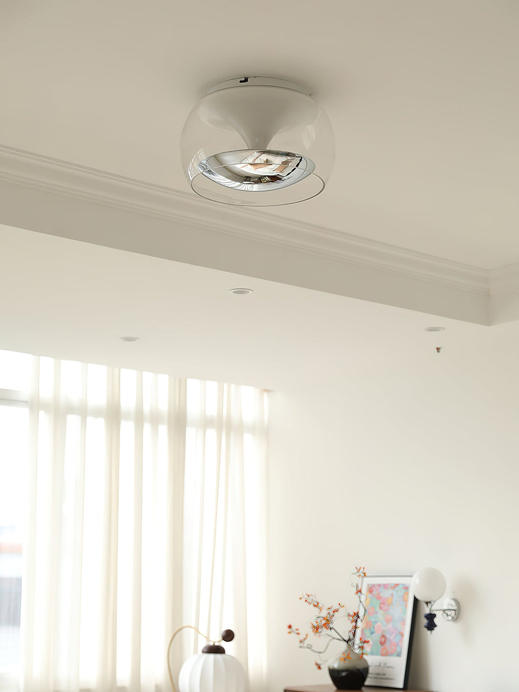 Eshair Nordic Art Pendule Verre Plafonnier Lumière - Neutralighting