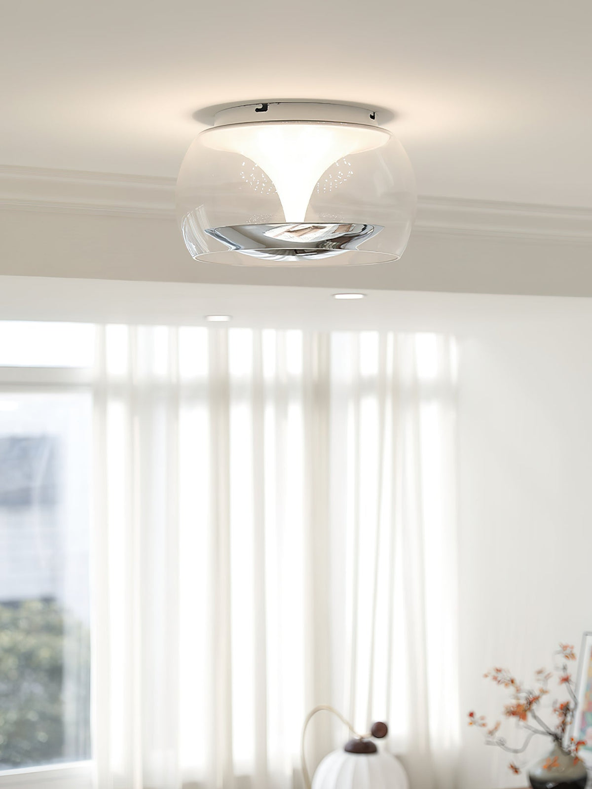 Eshair Nordic Art Pendule Verre Plafonnier Lumière - Neutralighting