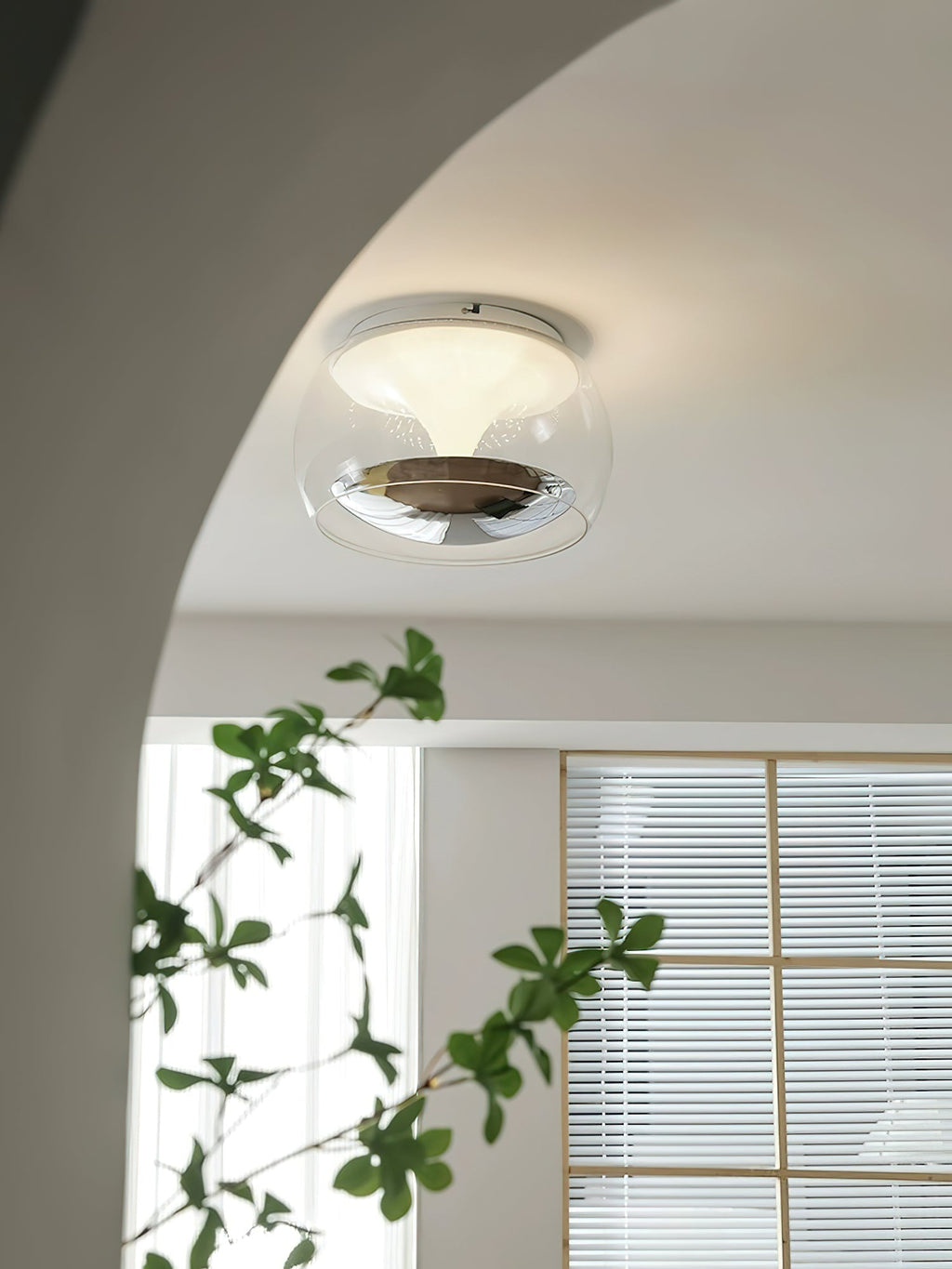 Eshair Nordic Art Pendule Verre Plafonnier Lumière - Neutralighting