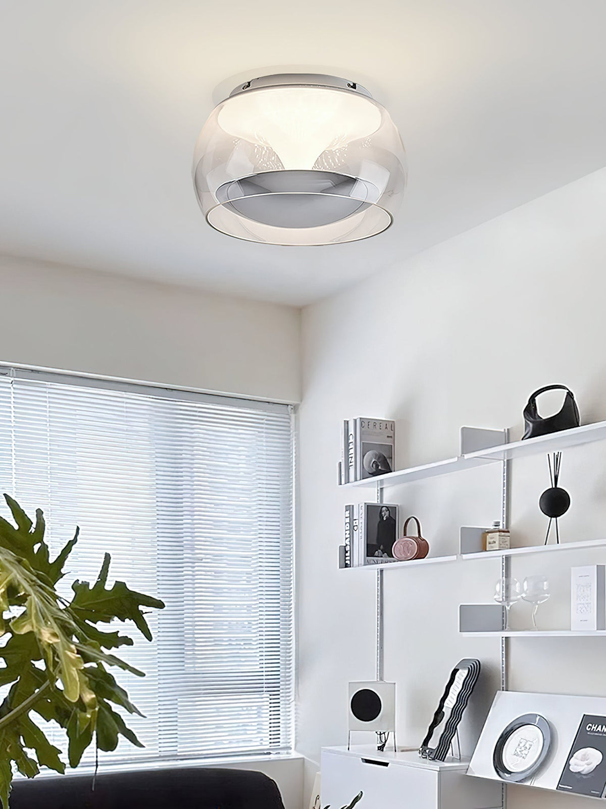 Eshair Nordic Art Pendule Verre Plafonnier Lumière - Neutralighting