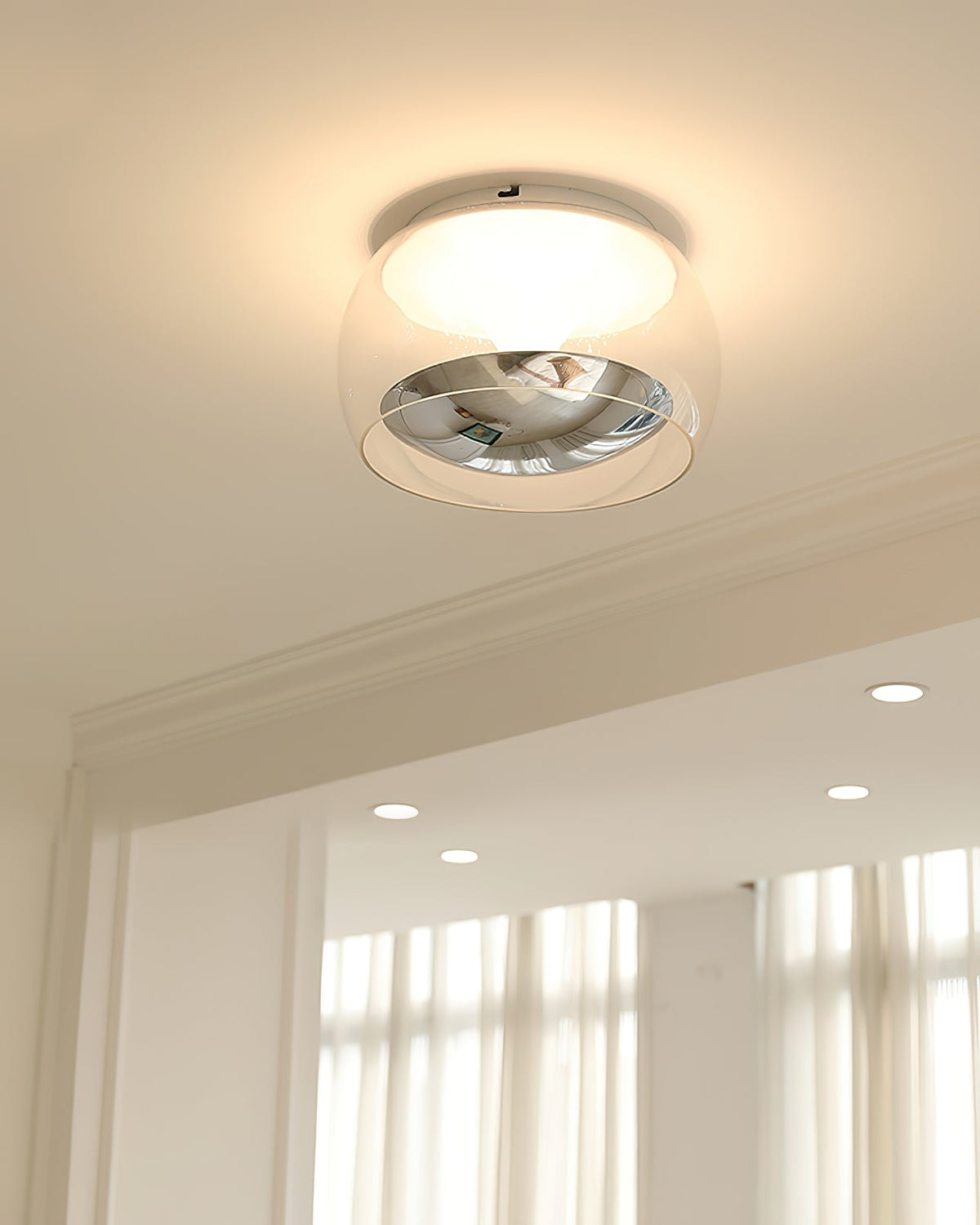 Eshair Nordic Art Pendule Verre Plafonnier Lumière - Neutralighting