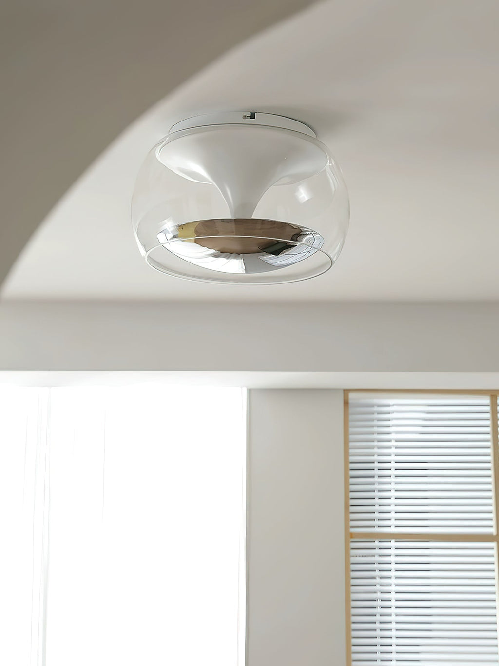 Eshair Nordic Art Pendule Verre Plafonnier Lumière - Neutralighting