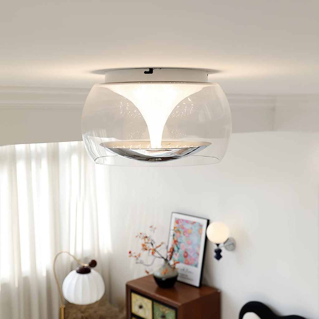 Eshair Nordic Art Pendule Verre Plafonnier Lumière - Neutralighting