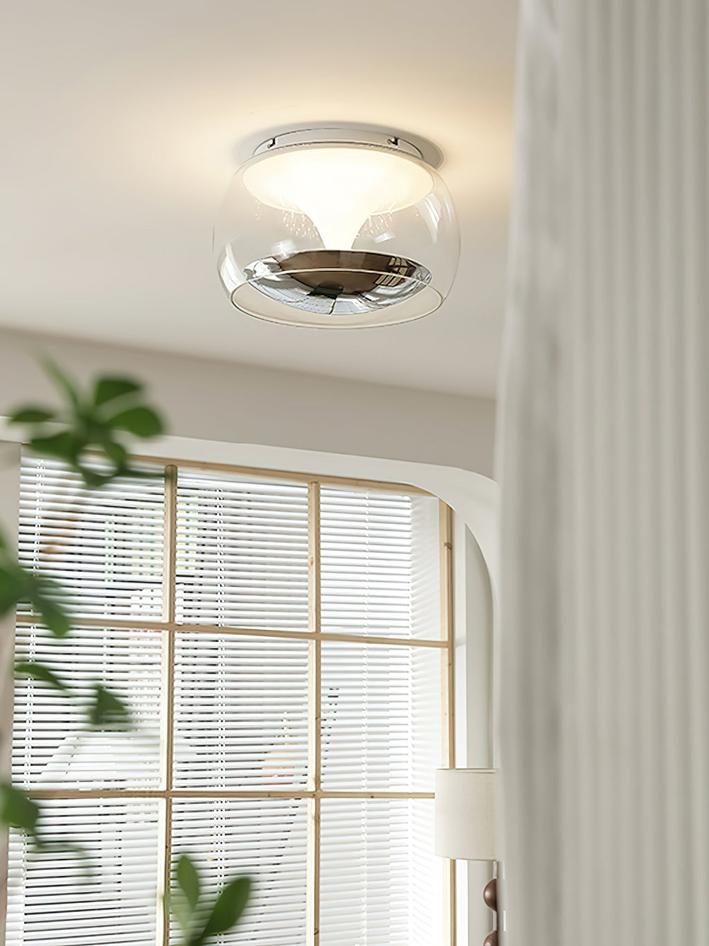 Eshair Nordic Art Pendule Verre Plafonnier Lumière - Neutralighting
