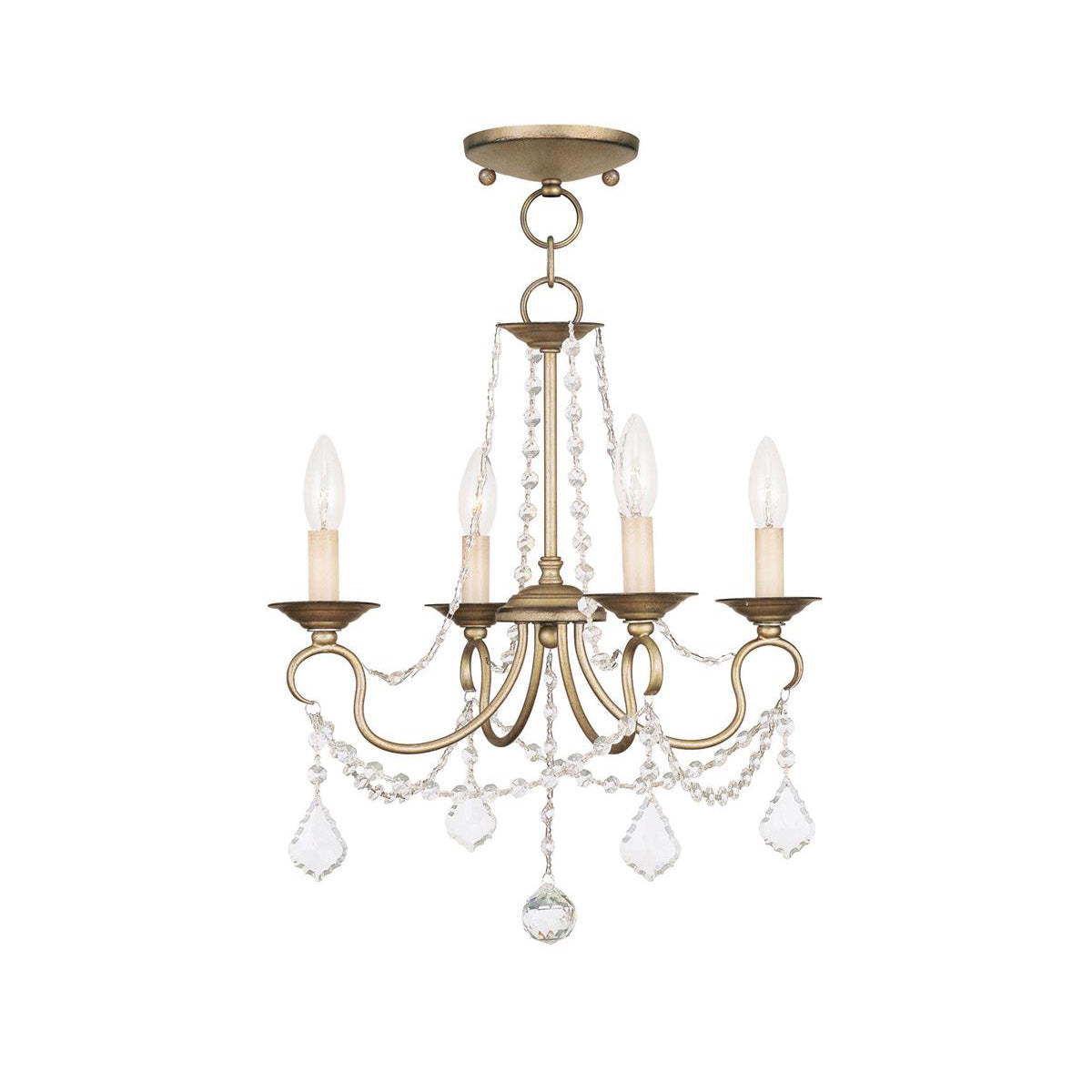 Mysorarae Lustre Laiton Cristal Luxe Postmoderne - Neutralighting