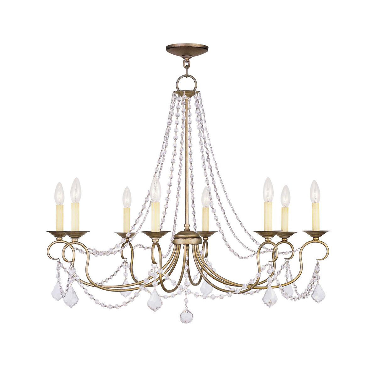 Mysorarae Lustre Laiton Cristal Luxe Postmoderne - Neutralighting