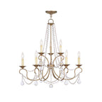 Mysorarae Lustre Laiton Cristal Luxe Postmoderne - Neutralighting