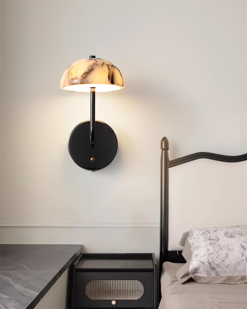 Penta Applique Murale Sculpturale en Pierre Élégante - Neutralighting