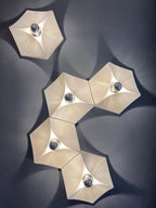 Lustra Applique Murale Tissu Géométrique - Neutralighting