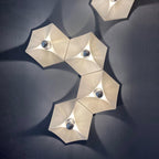 Lustra Applique Murale Tissu Géométrique - Neutralighting