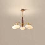 Cavien Lustre en Laiton et Noyer - Neutralighting