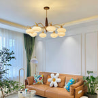 Cavien Lustre en Laiton et Noyer - Neutralighting