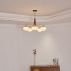 Cavien Lustre en Laiton et Noyer - Neutralighting