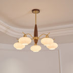 Cavien Lustre en Laiton et Noyer - Neutralighting