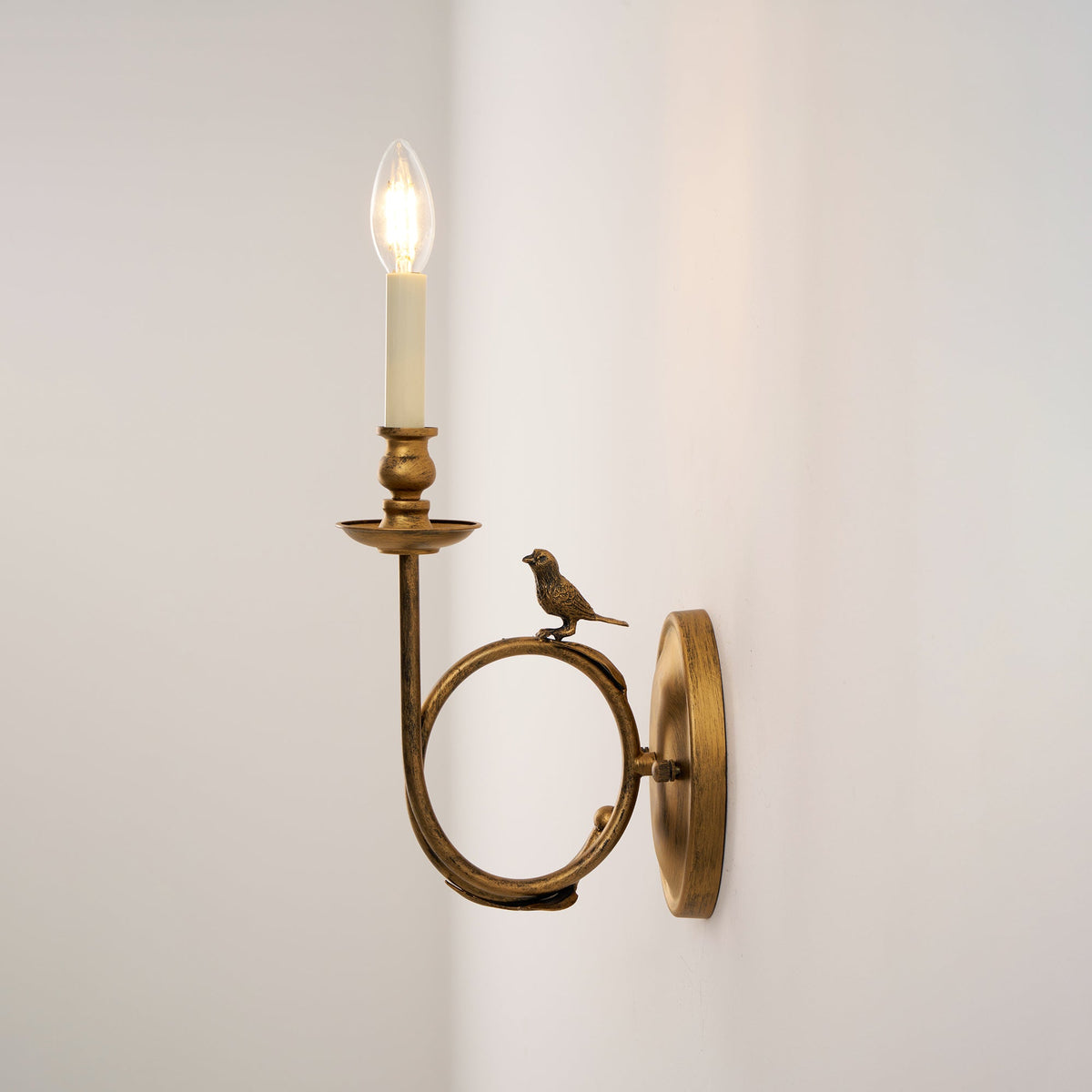 Utheara Applique Murale Métal Oiseau Vintage - Neutralighting