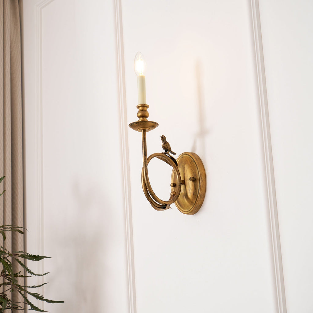 Utheara Applique Murale Métal Oiseau Vintage - Neutralighting