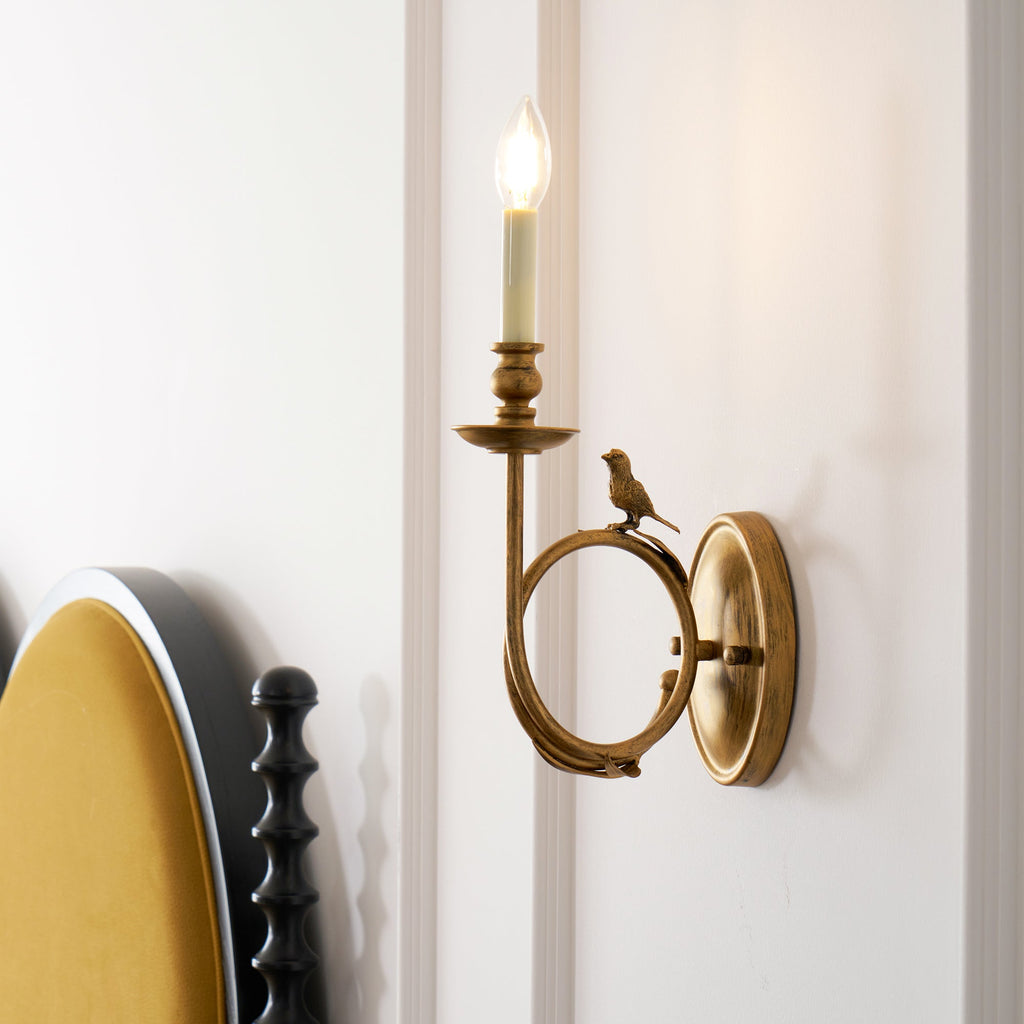 Utheara Applique Murale Métal Oiseau Vintage - Neutralighting