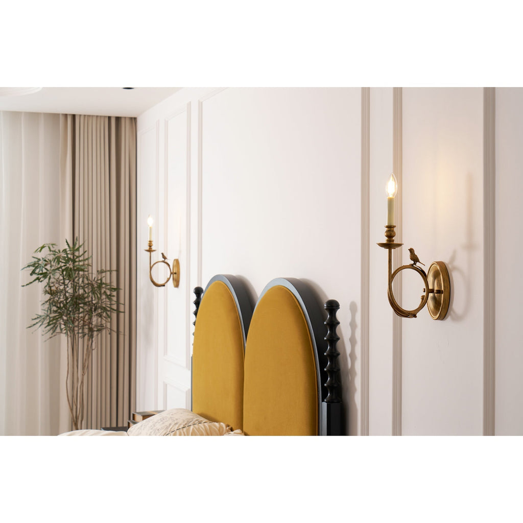 Utheara Applique Murale Métal Oiseau Vintage - Neutralighting