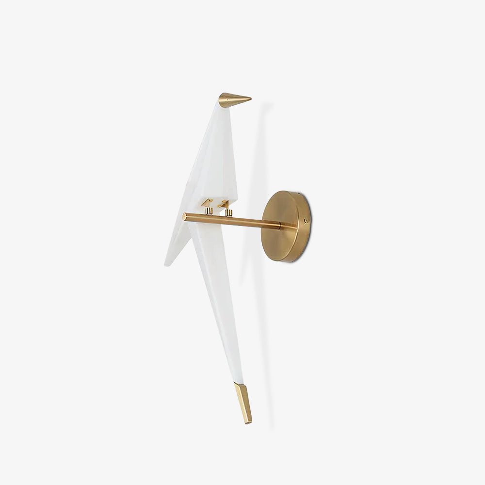 Cunorara Applique Murale Art Nordique Grue en Papier - Neutralighting