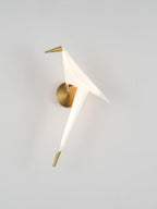 Cunorara Applique Murale Art Nordique Grue en Papier - Neutralighting