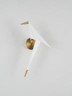 Cunorara Applique Murale Art Nordique Grue en Papier - Neutralighting