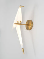 Cunorara Applique Murale Art Nordique Grue en Papier - Neutralighting