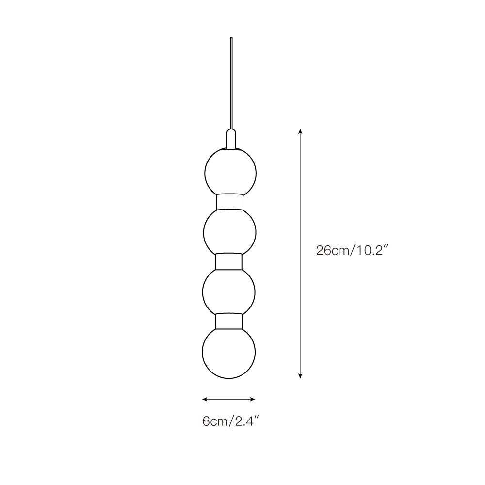 Ulshae Suspension Art Marbre Minimaliste Moderne - Neutralighting