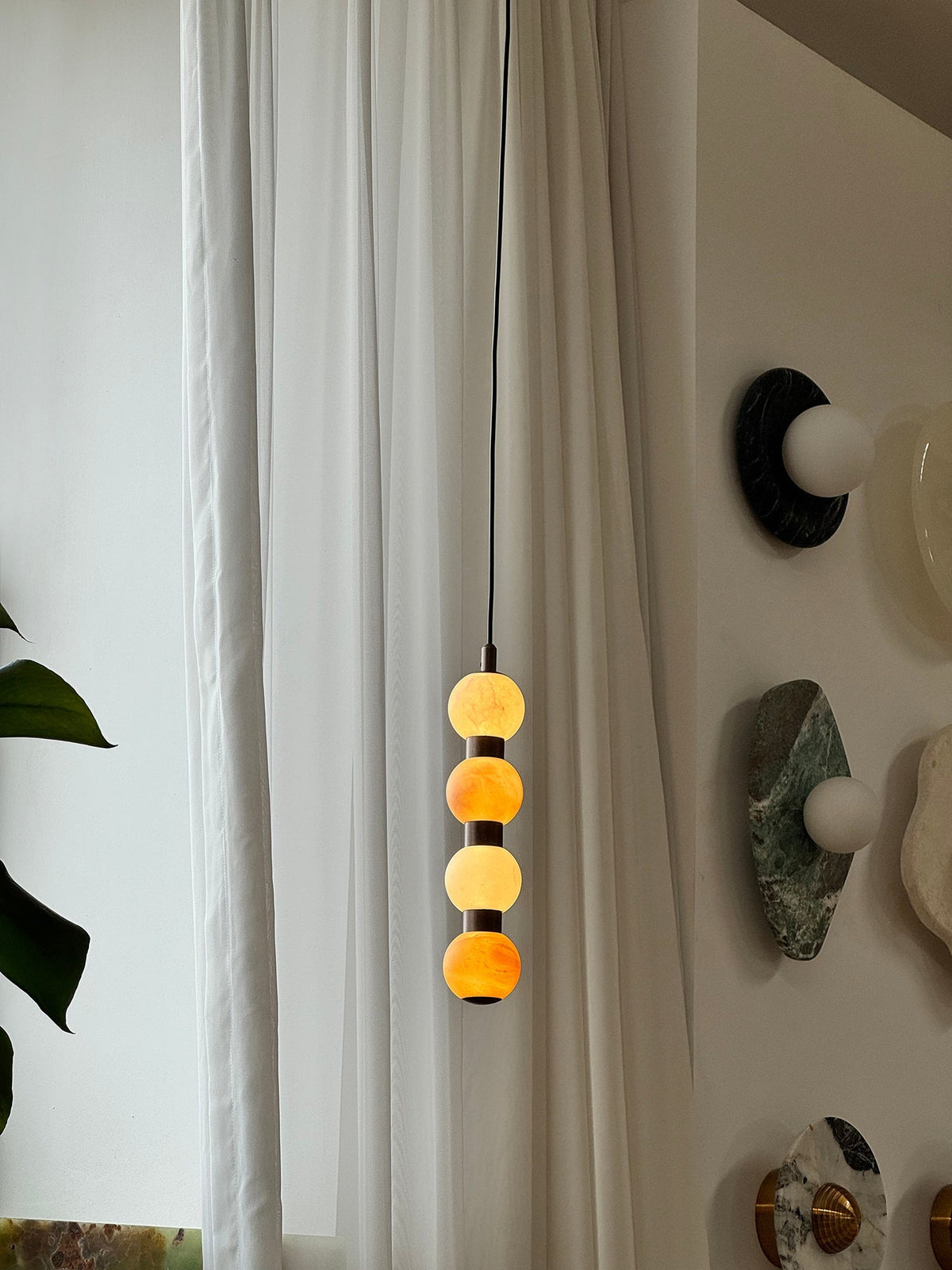 Ulshae Suspension Art Marbre Minimaliste Moderne - Neutralighting