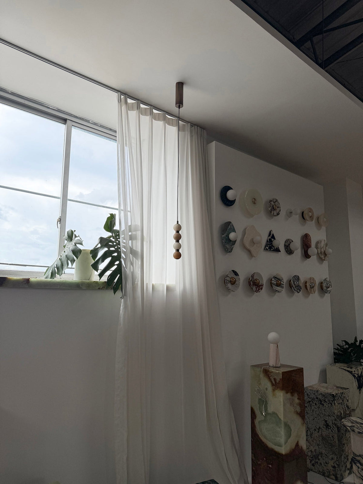 Ulshae Suspension Art Marbre Minimaliste Moderne - Neutralighting