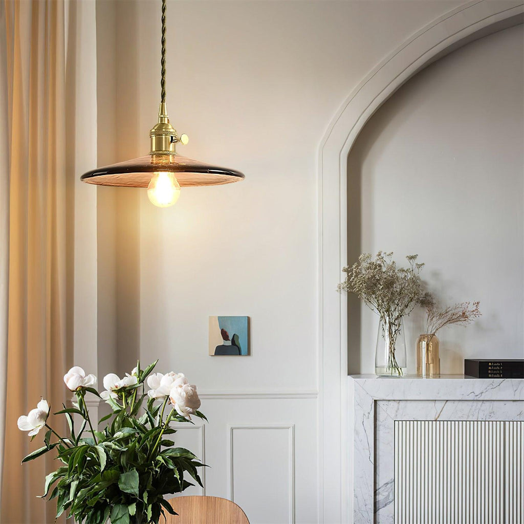 Sage Lampe Pendante Verre Vintage - Neutralighting