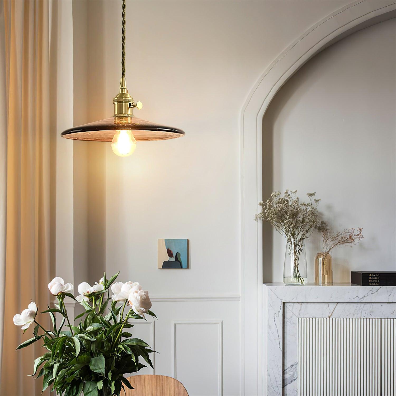 Sage Lampe Pendante Verre Vintage - Neutralighting