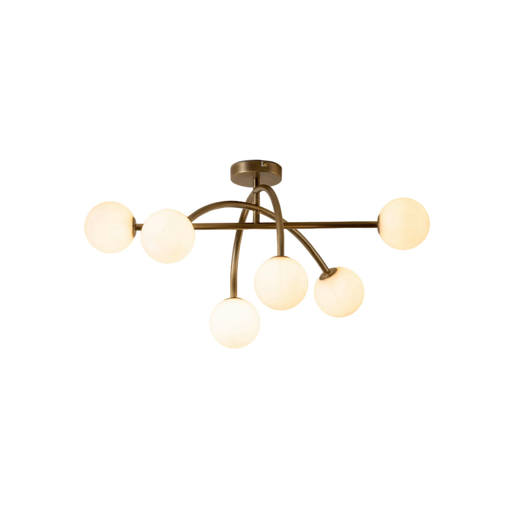 Sythael Plafonnier Laiton Verre Minimaliste Moderne - Neutralighting