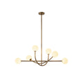 Ilvelia Lustre Laiton Verre Minimaliste Moderne - Neutralighting