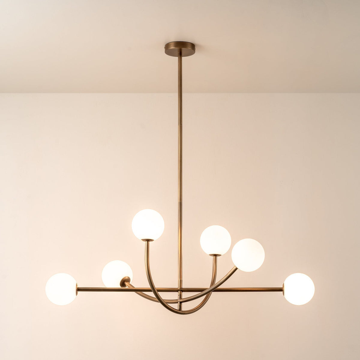 Ilvelia Lustre Laiton Verre Minimaliste Moderne - Neutralighting