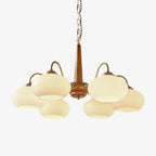 Lustra Suspension Persimmon Laiton et Verre Élégante - Neutralighting