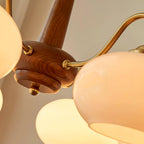 Lustra Suspension Persimmon Laiton et Verre Élégante - Neutralighting