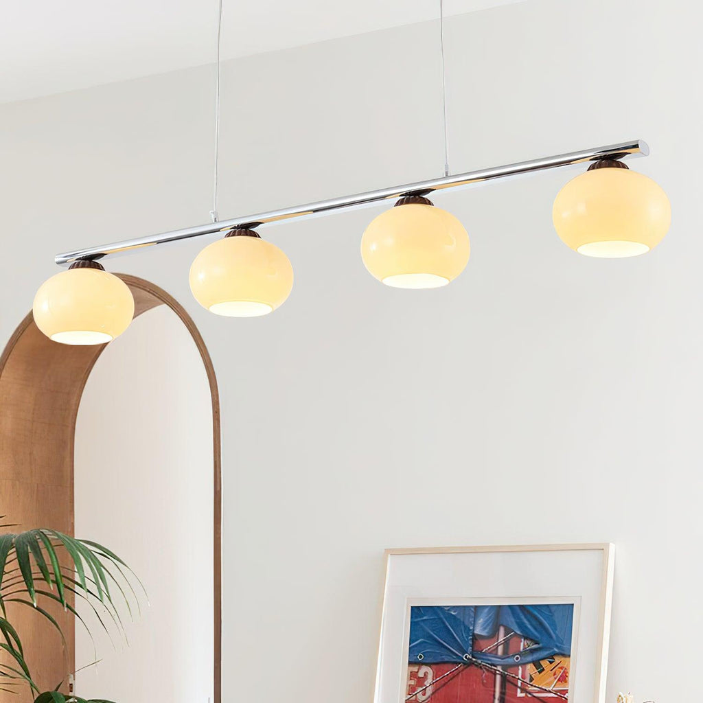 Lustra Lustre Linéaire Verre Kaki Abat-Jour - Neutralighting
