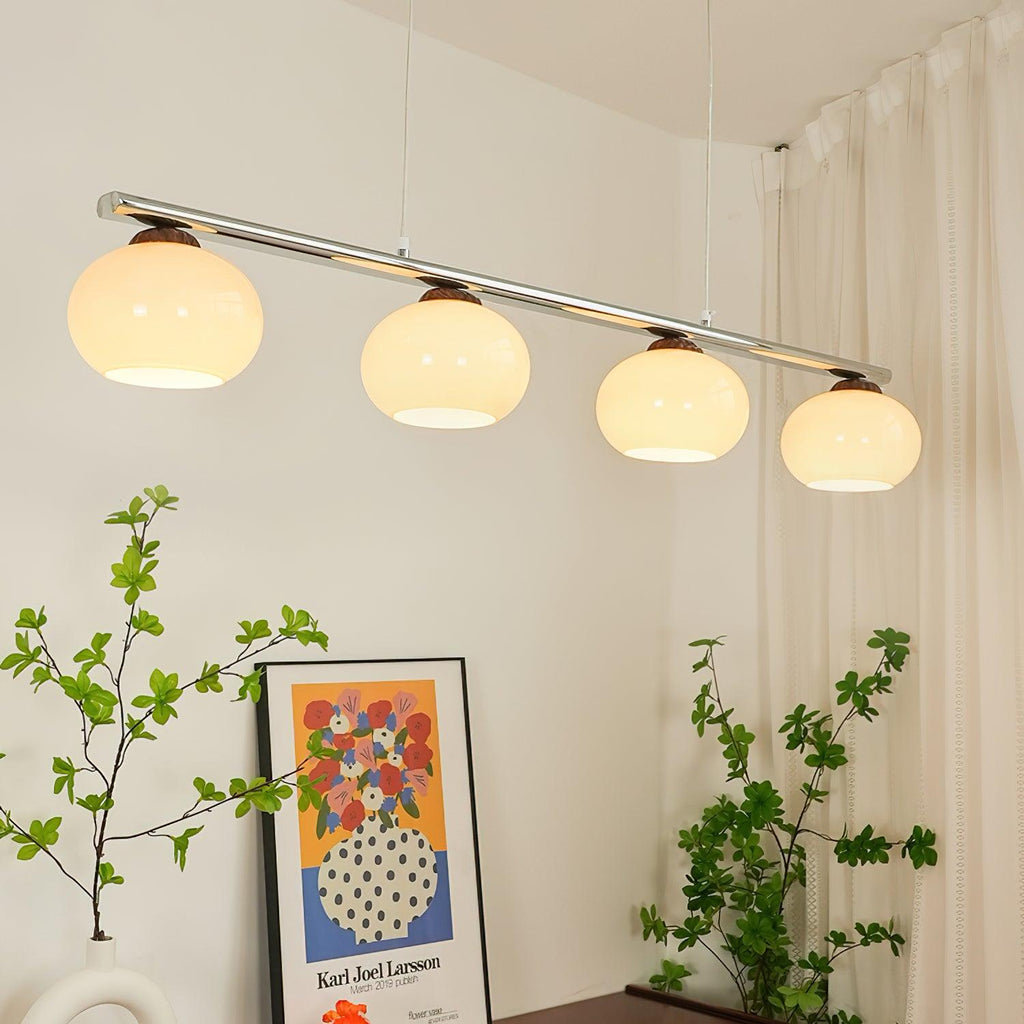 Lustra Lustre Linéaire Verre Kaki Abat-Jour - Neutralighting