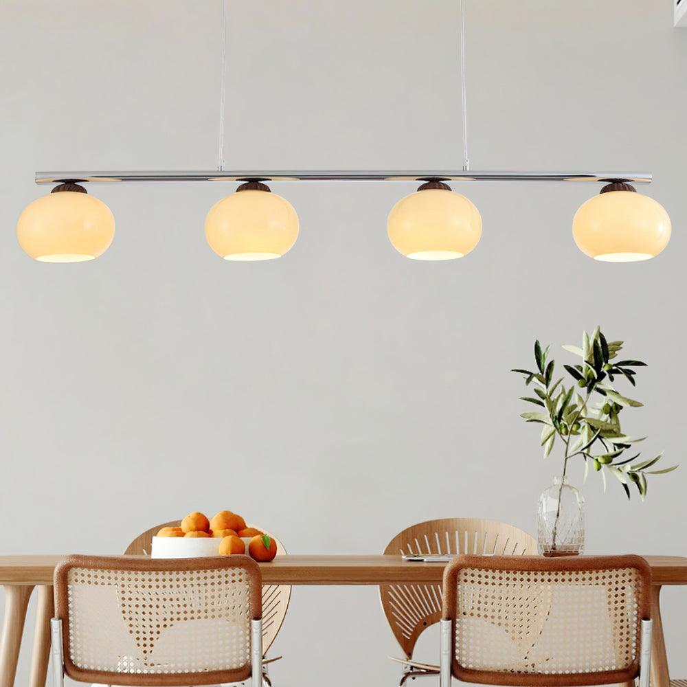 Lustra Lustre Linéaire Verre Kaki Abat-Jour - Neutralighting