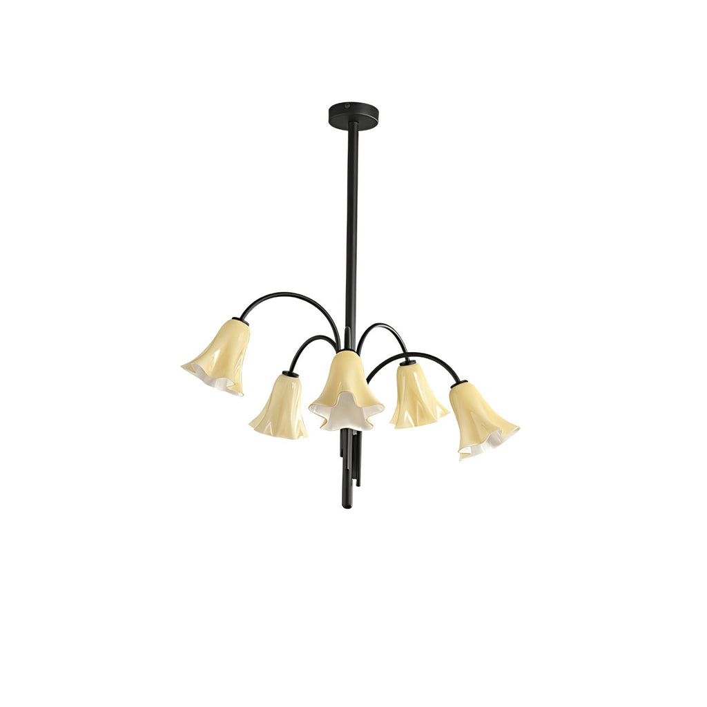 Aurora Lustre Floraison Pétale Verre Bras - Neutralighting