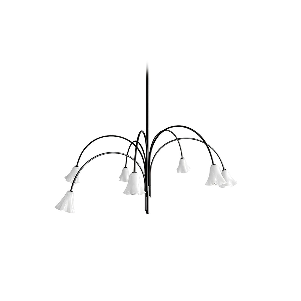 Aurora Lustre Floraison Pétale Verre Bras - Neutralighting