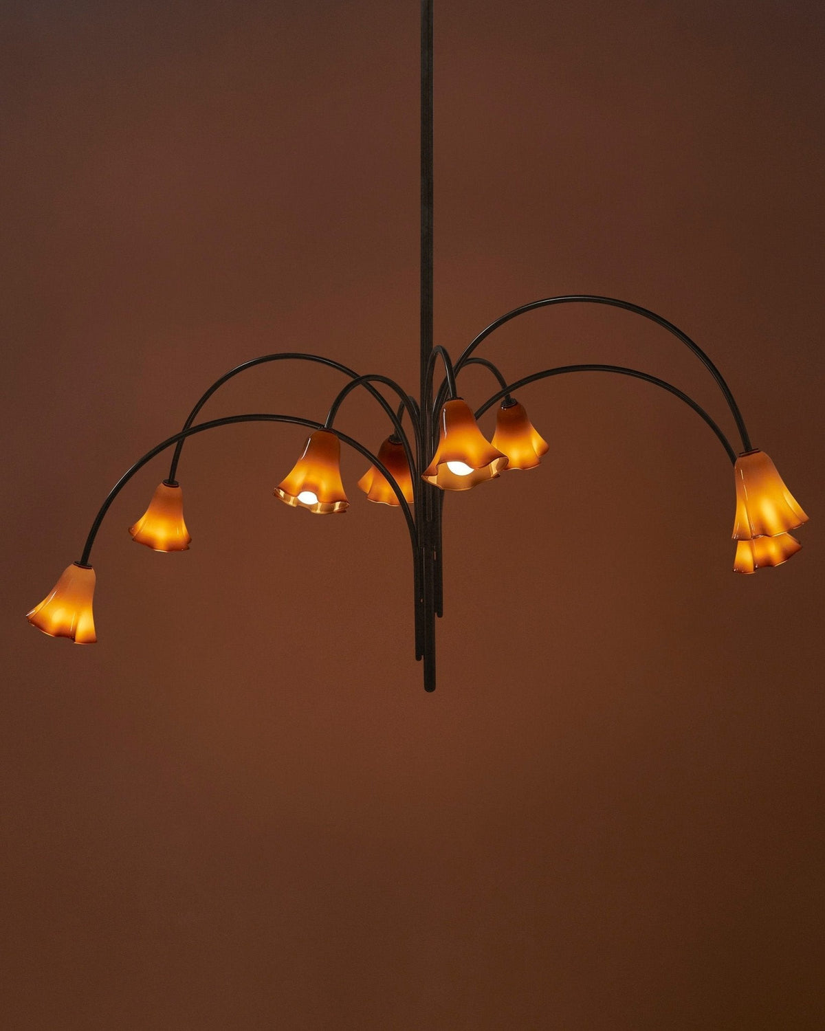 Aurora Lustre Floraison Pétale Verre Bras - Neutralighting