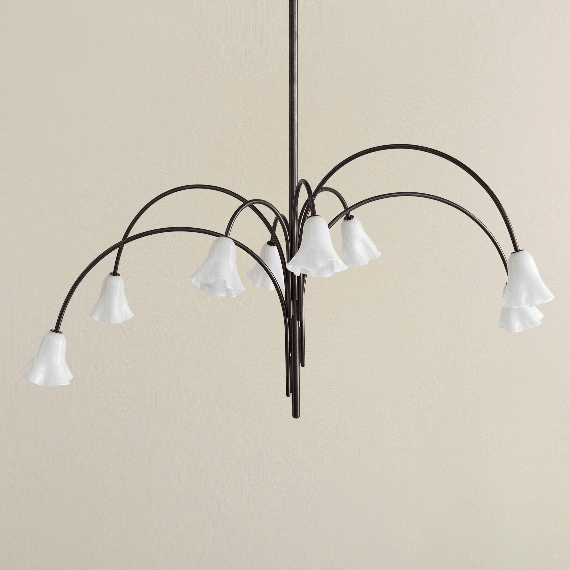 Aurora Lustre Floraison Pétale Verre Bras - Neutralighting