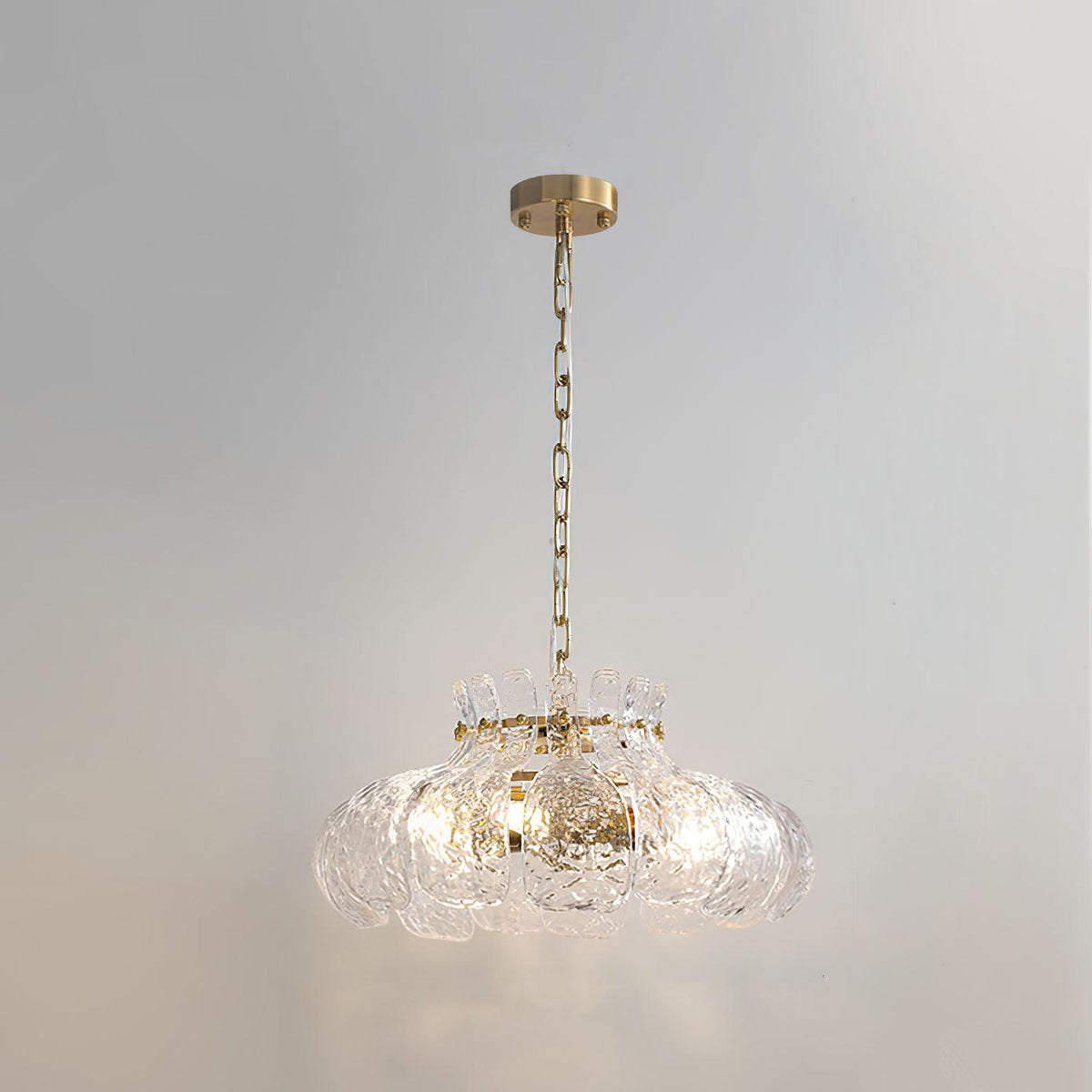 Lunace Laiton Verre Glamour Pendentif Lumière - Neutralighting