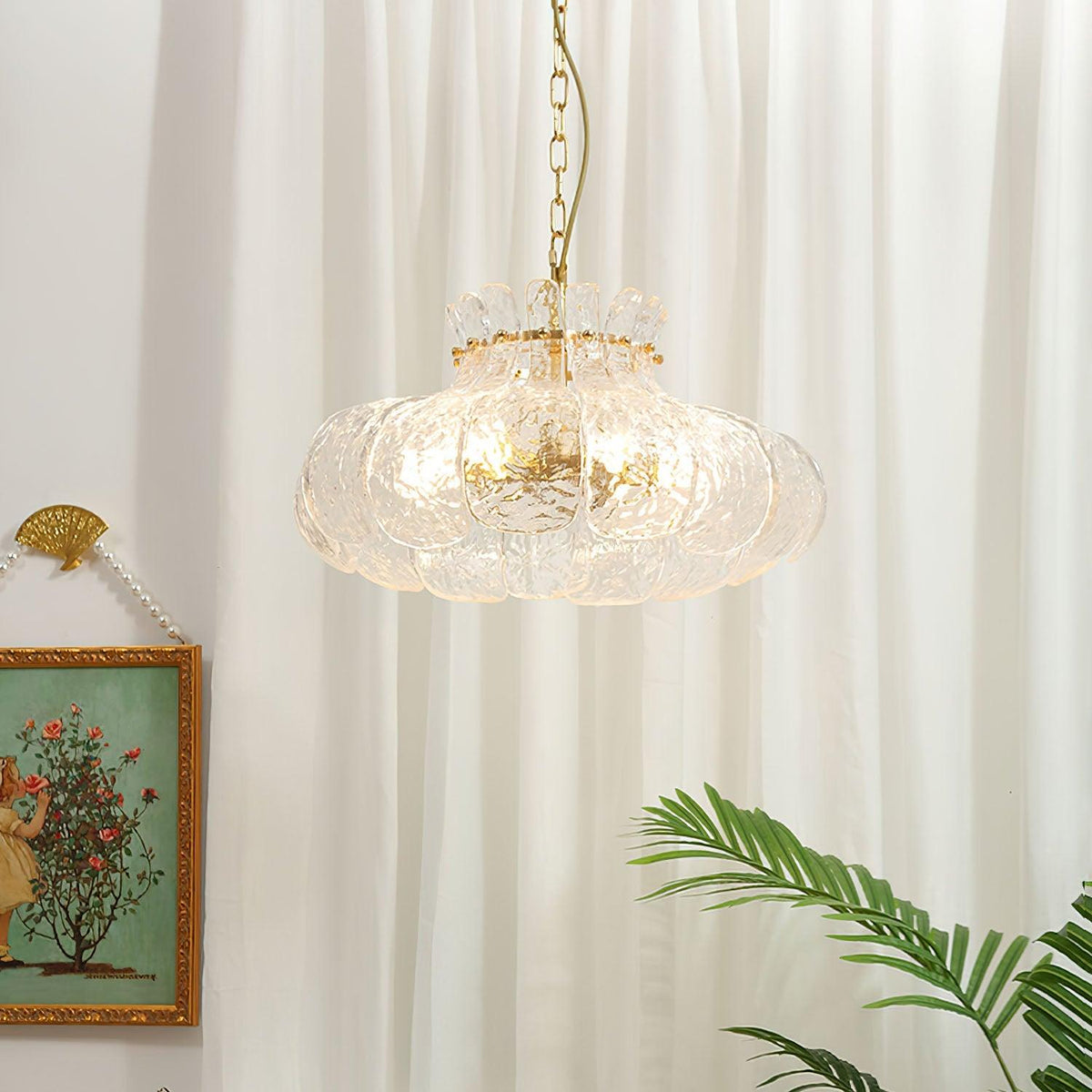 Lunace Laiton Verre Glamour Pendentif Lumière - Neutralighting