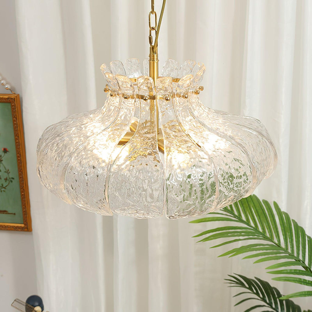 Lunace Laiton Verre Glamour Pendentif Lumière - Neutralighting