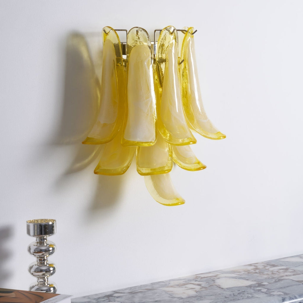 Aurora Luminaire Mural Pétale Forme Verre Vintage Artistique - Neutralighting