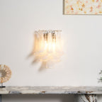 Aurora Luminaire Mural Pétale Forme Verre Vintage Artistique - Neutralighting