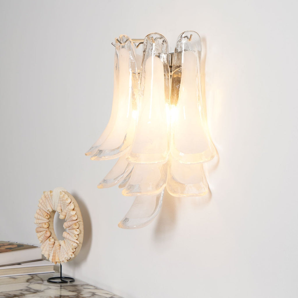 Aurora Luminaire Mural Pétale Forme Verre Vintage Artistique - Neutralighting
